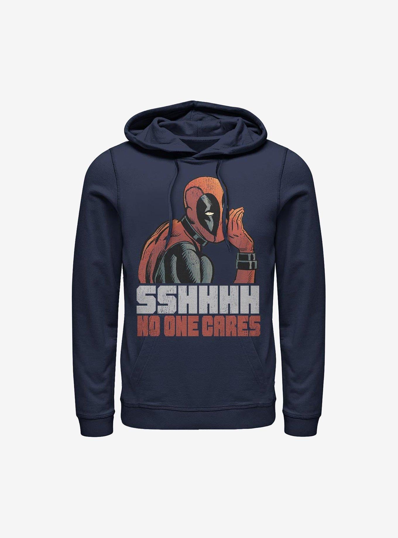 Marvel Deadpool No One Cares Hoodie