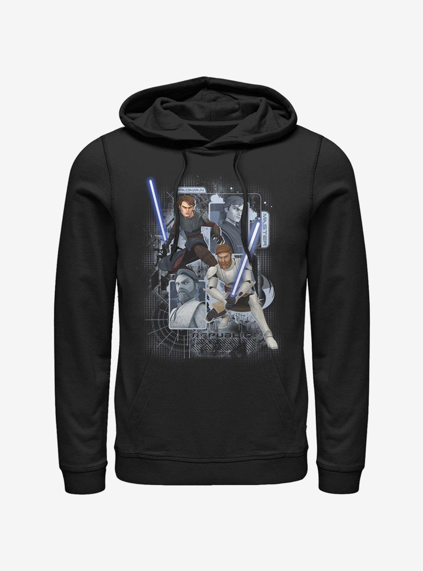 Star Wars The Clone Wars Schematic Shot Hoodie