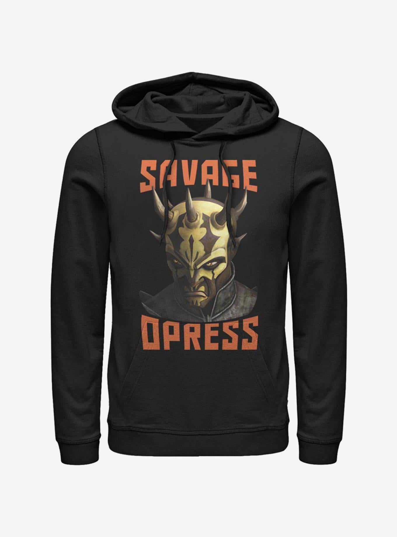 Star Wars The Clone Wars Savage Face Hoodie