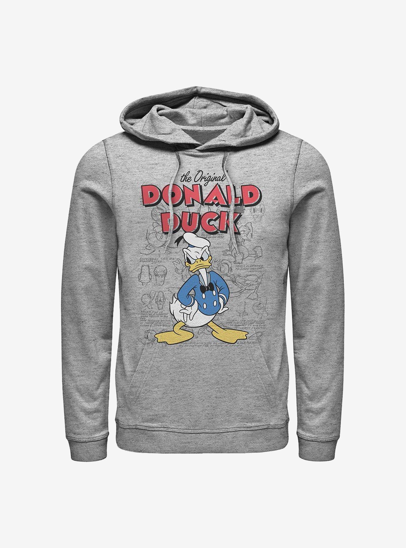 Disney Donald Duck Original Donald Sketchbook Hoodie
