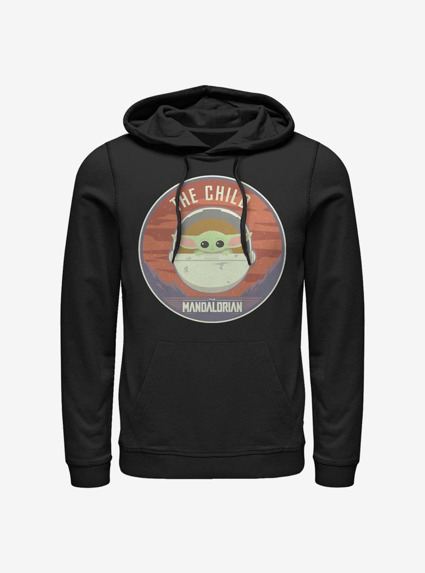 Star Wars The Mandalorian The Child Bassinet Badge Hoodie
