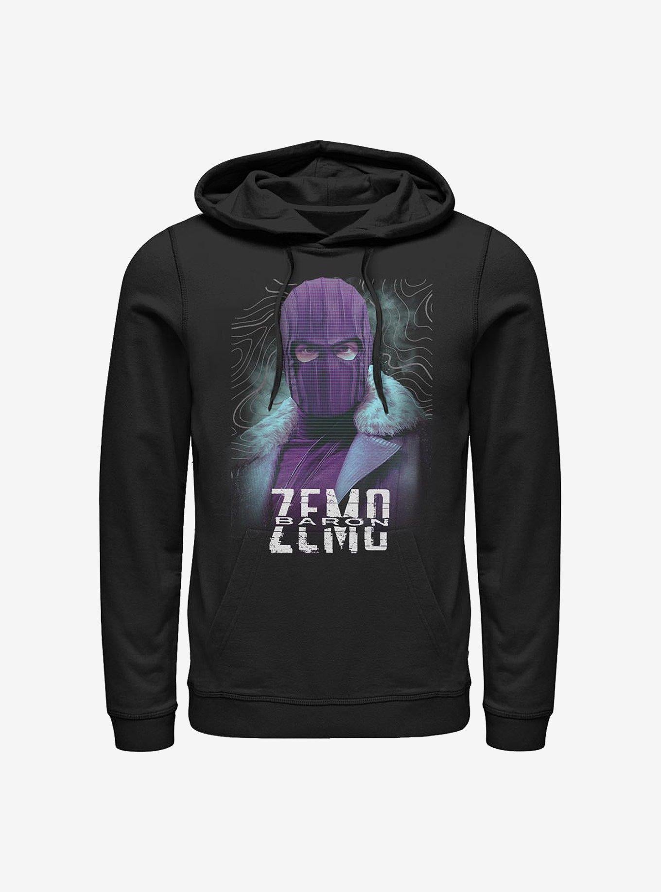 Marvel The Falcon And The Winter Soldier Zemo Purple Hoodie
