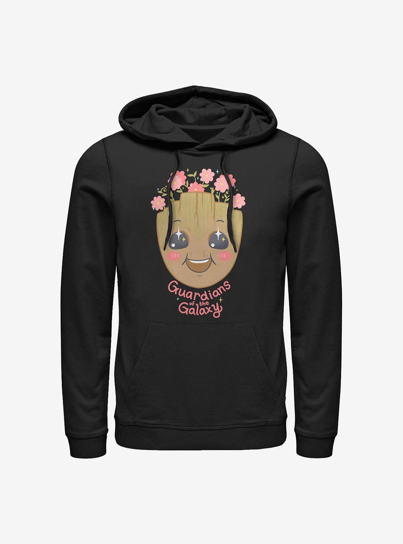 Marvel Guardians Of The Galaxy Groot In Bloom Hoodie