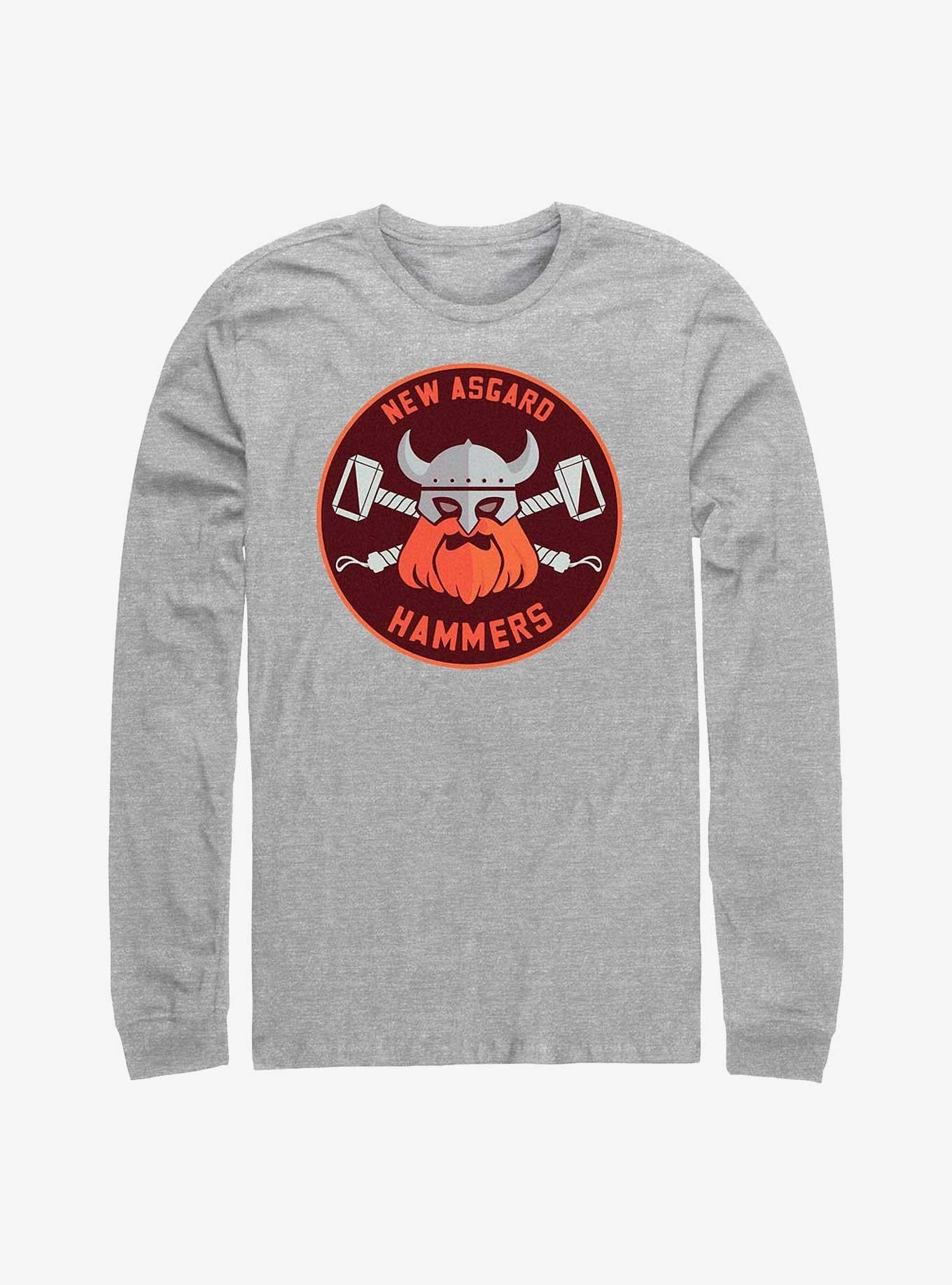 Marvel Thor: Love And Thunder Hammers Badge Long Sleeve T-Shirt