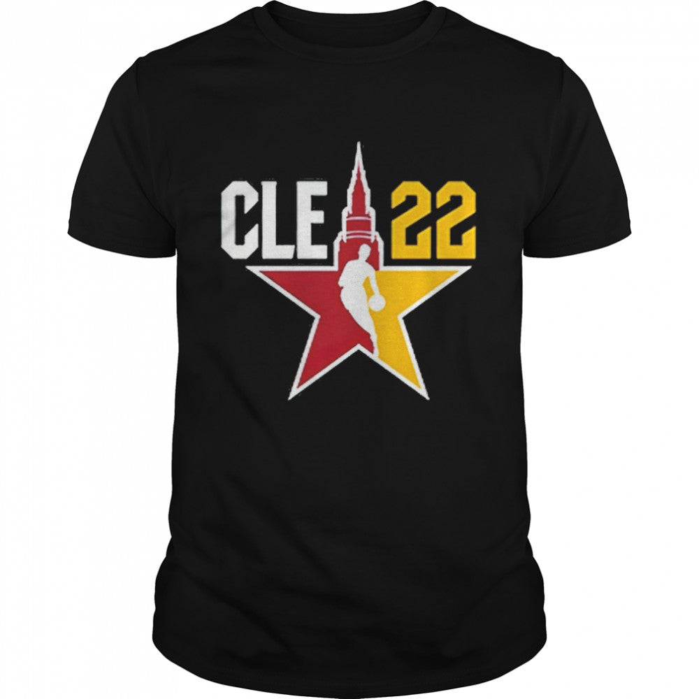 2022 NBA All star Cle logo shirt