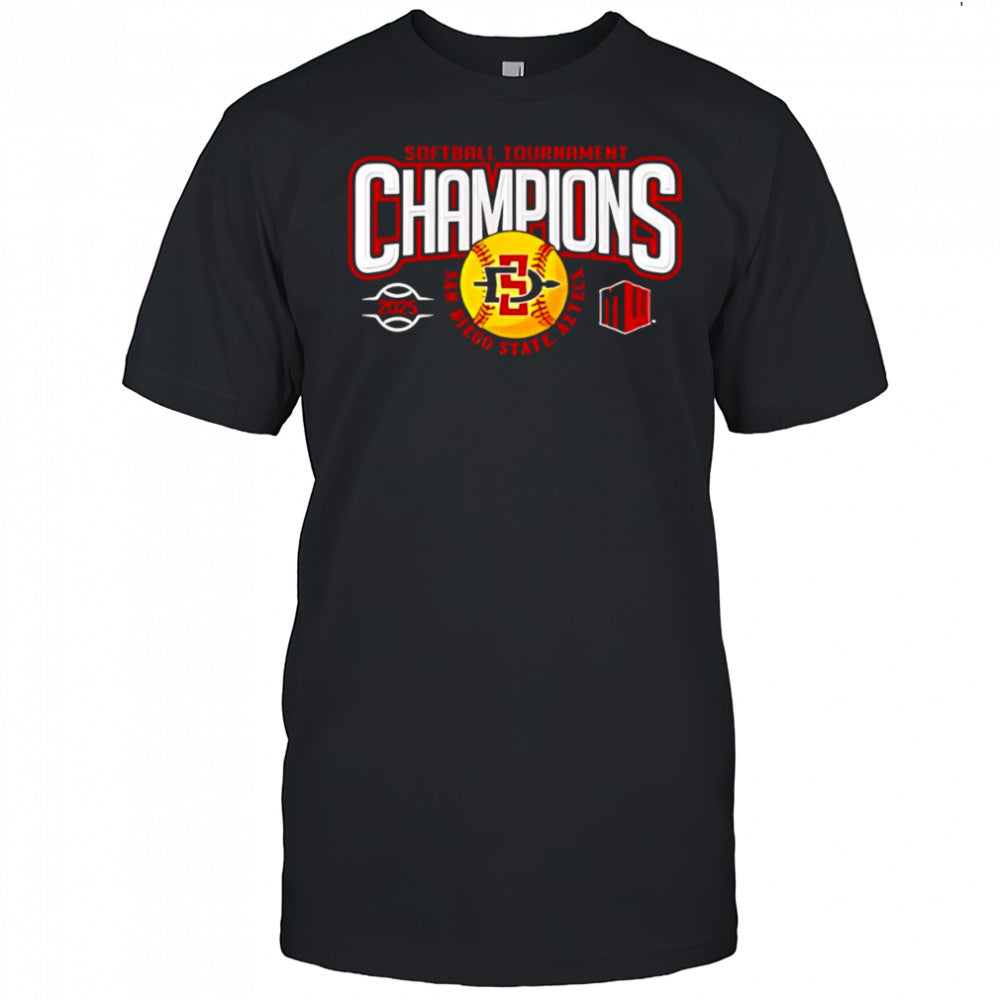 2025 SDSU Softball Mountain West Tournament Champions shirt
