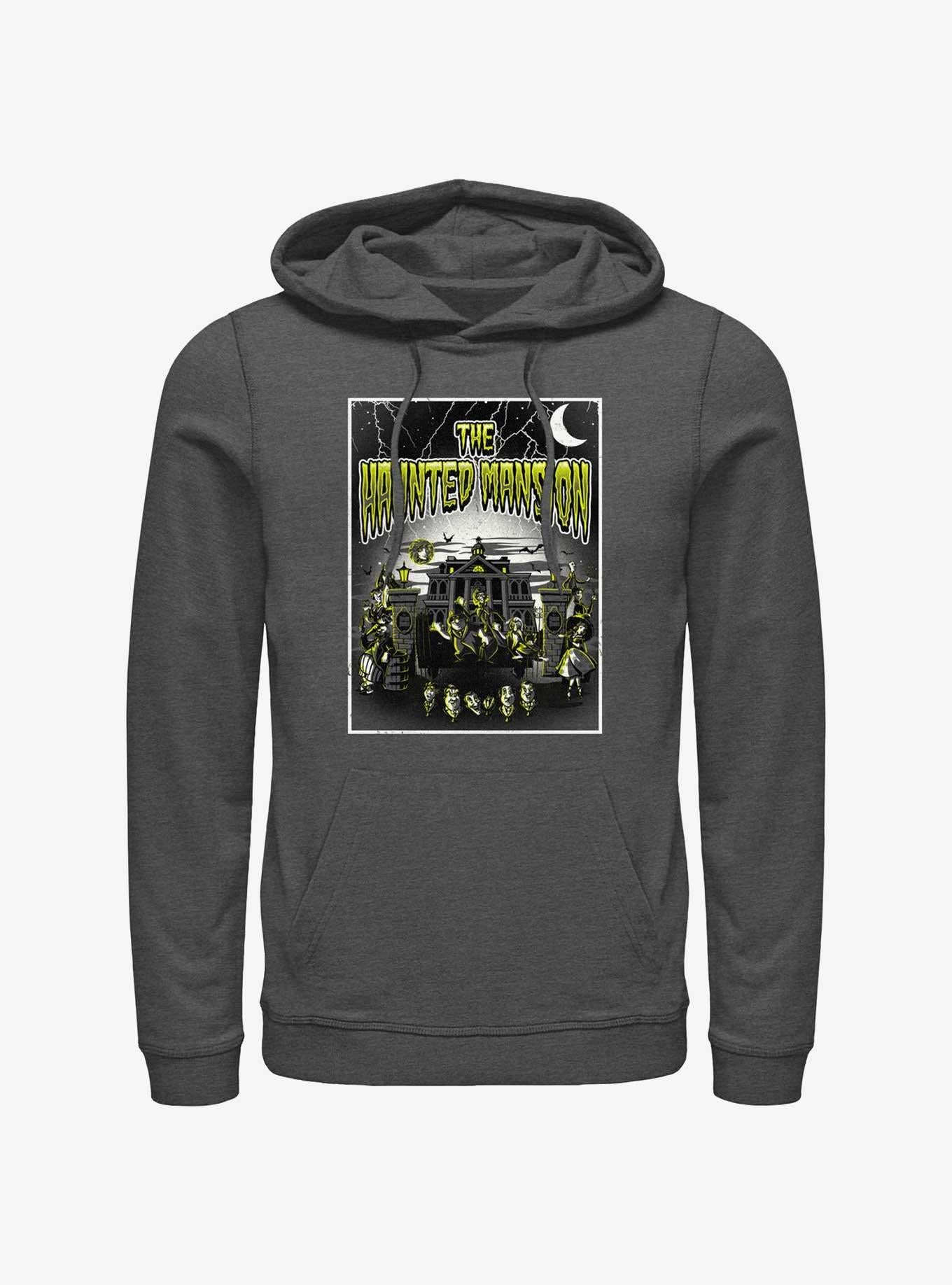 Disney Haunted Mansion Horror Mansion Poster Hoodie Hot Topic Web Exclusive