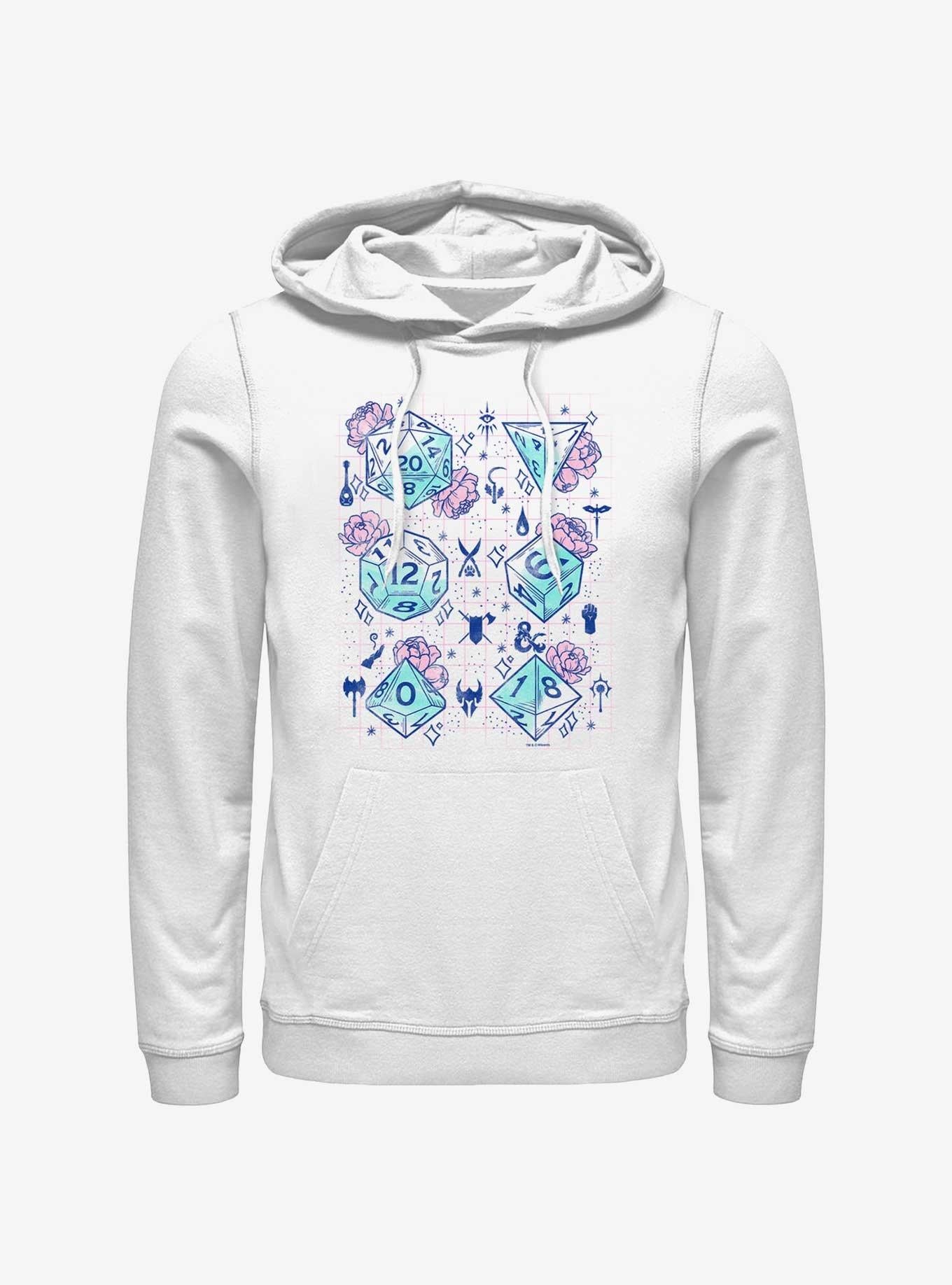 Dungeons & Dragons Floral Dice Hoodie