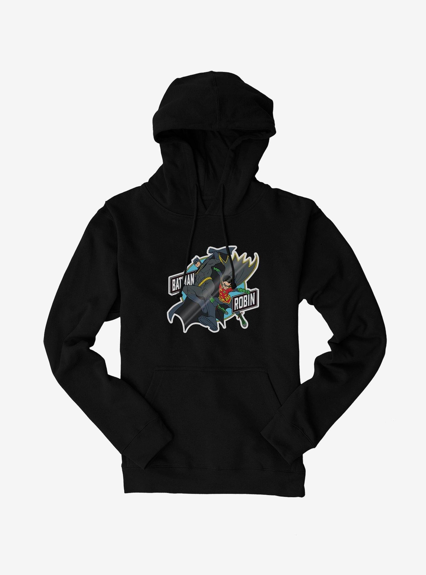 Batman Classic Batman And Robin Attack Hoodie