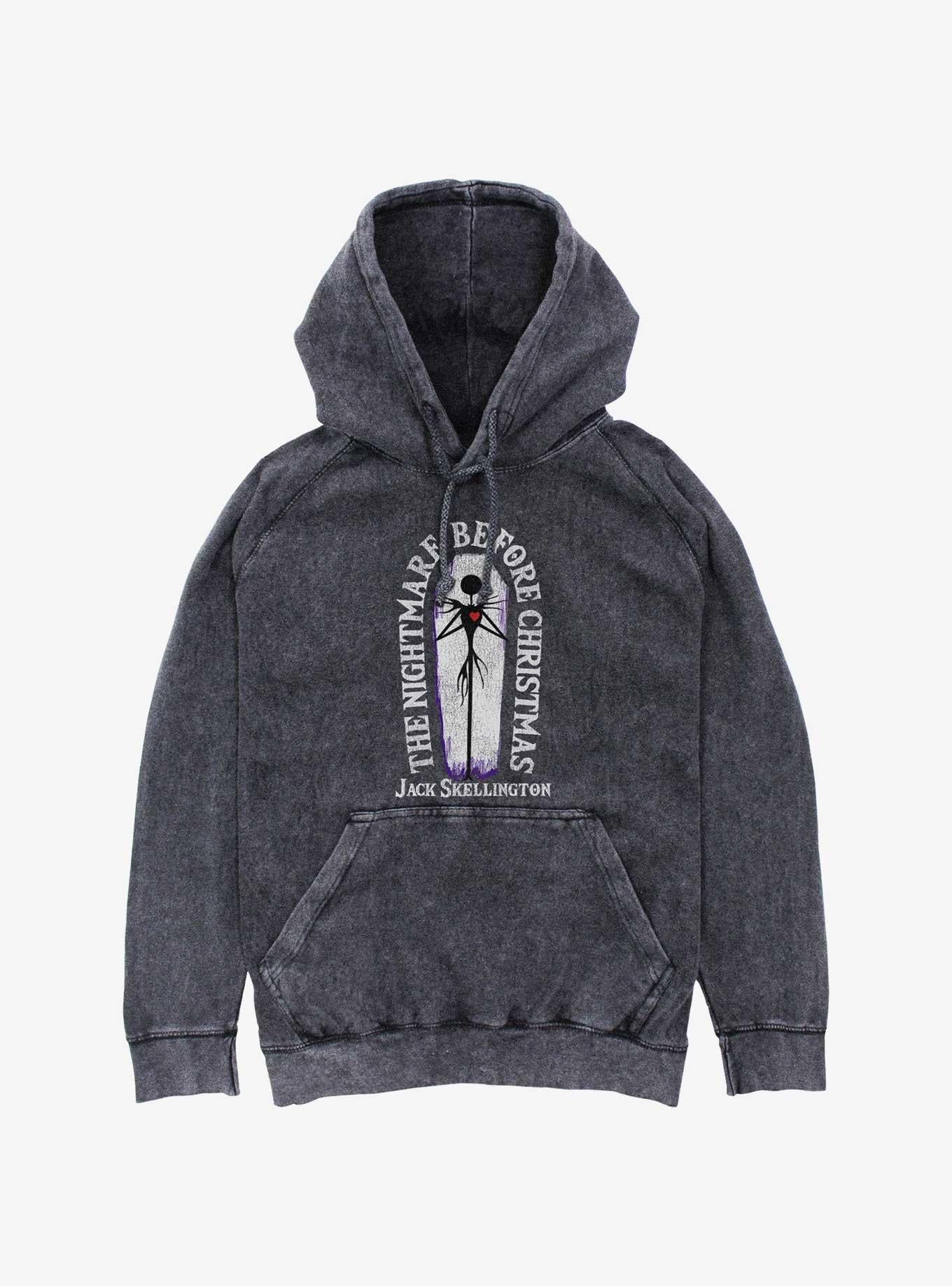 The Nightmare Before Christmas Nightmare Coffin Mineral Wash Hoodie