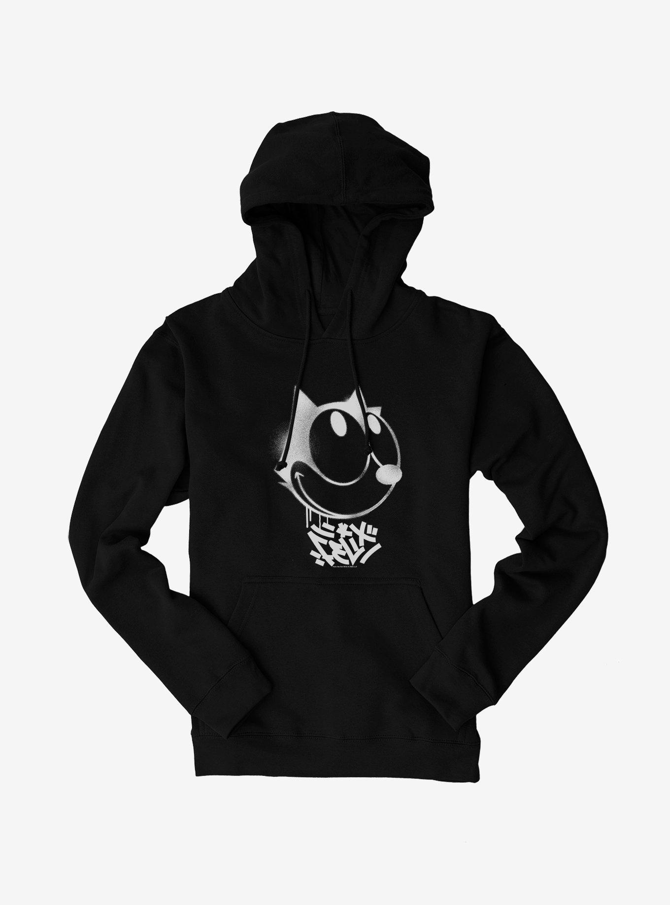 Felix The Cat Graffiti Art Smiling Felix Hoodie