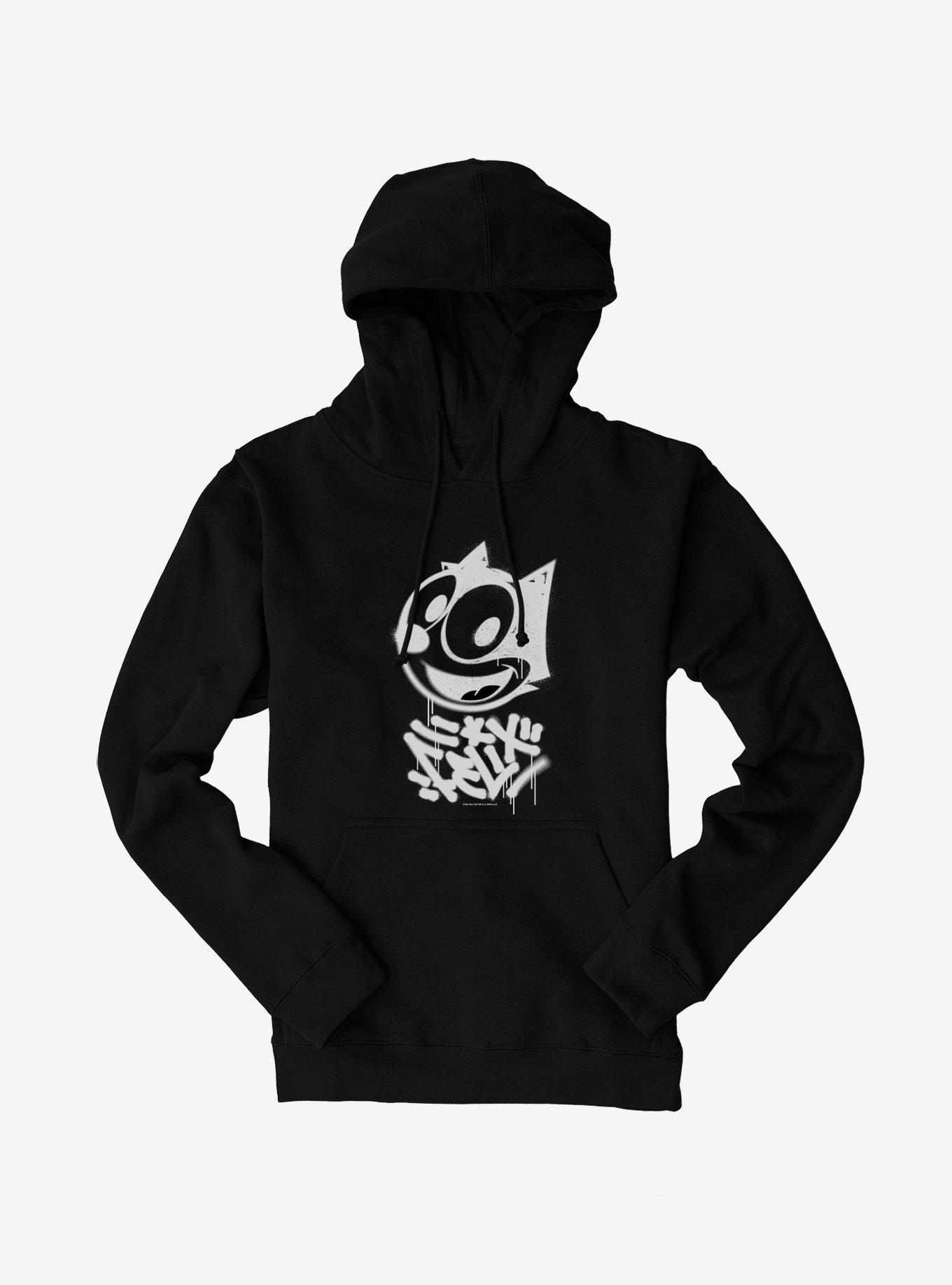 Felix The Cat Graffiti Art All Smiles Felix Hoodie