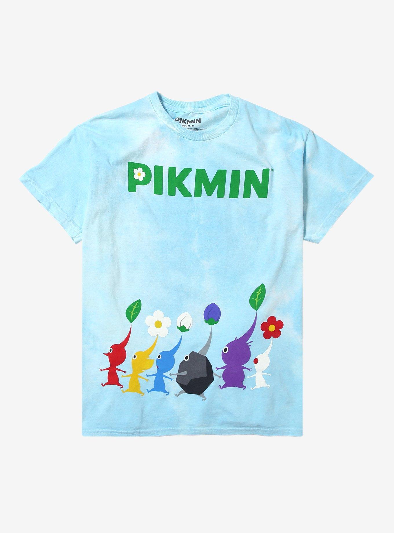 Pikmin Group Tie-Dye Girls T-Shirt