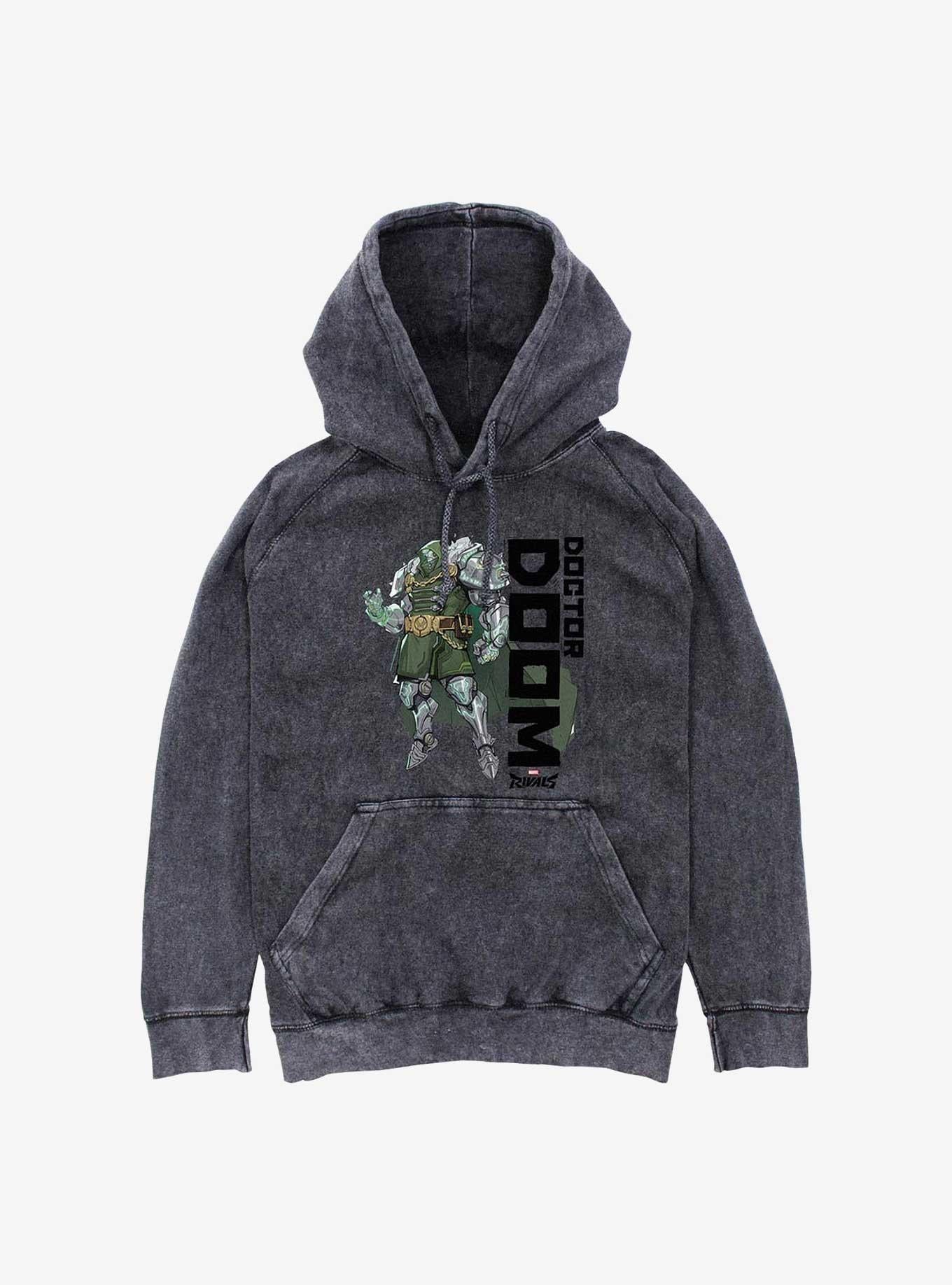 Marvel Rivals Doctor Doom Mineral Wash Hoodie