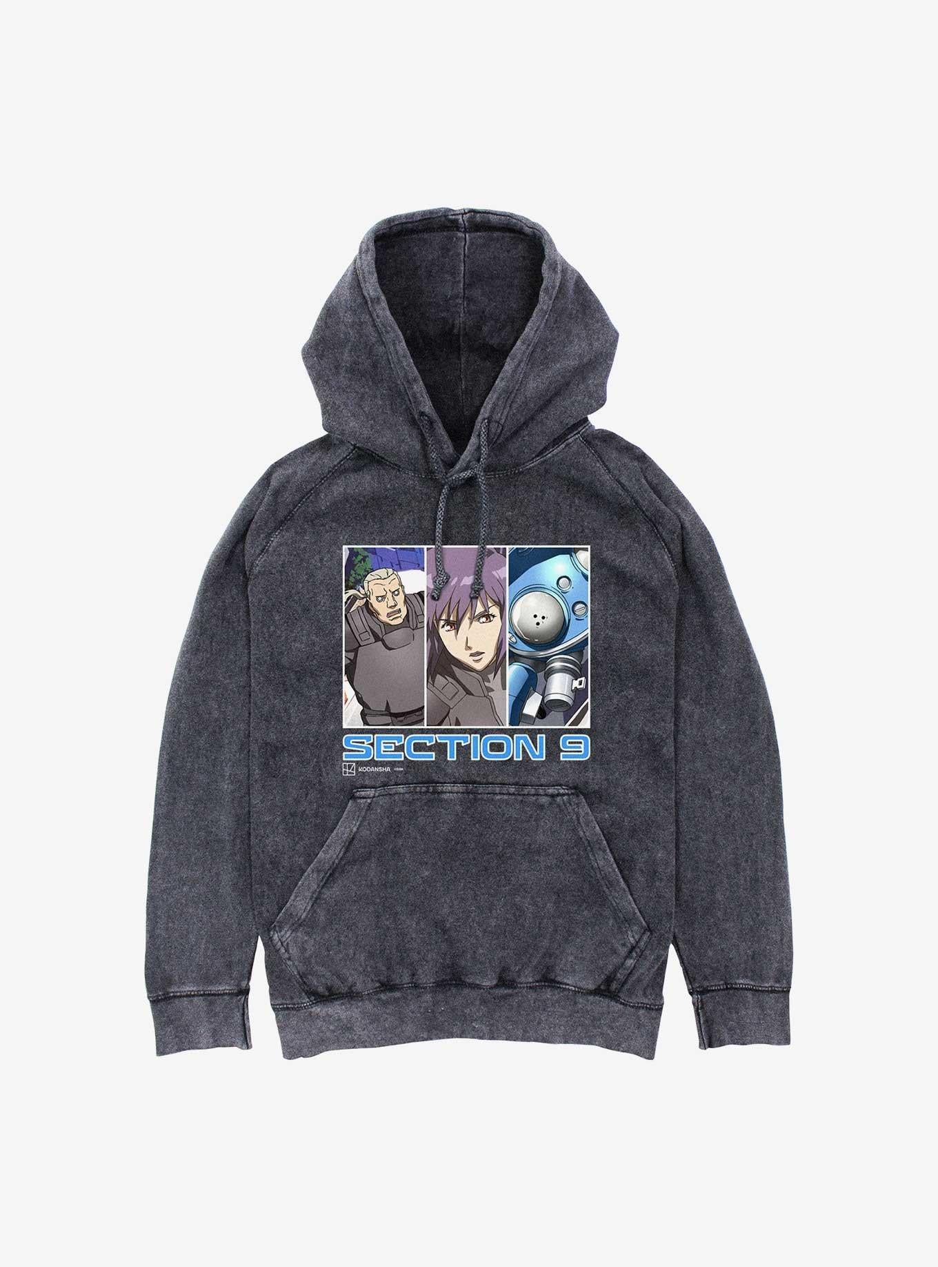 Ghost in The Shell Section 9 Team Mineral Wash Hoodie
