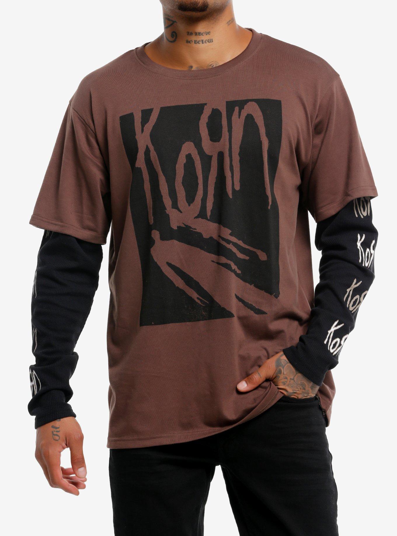 Korn Shadow Man Twofer Long-Sleeve T-Shirt