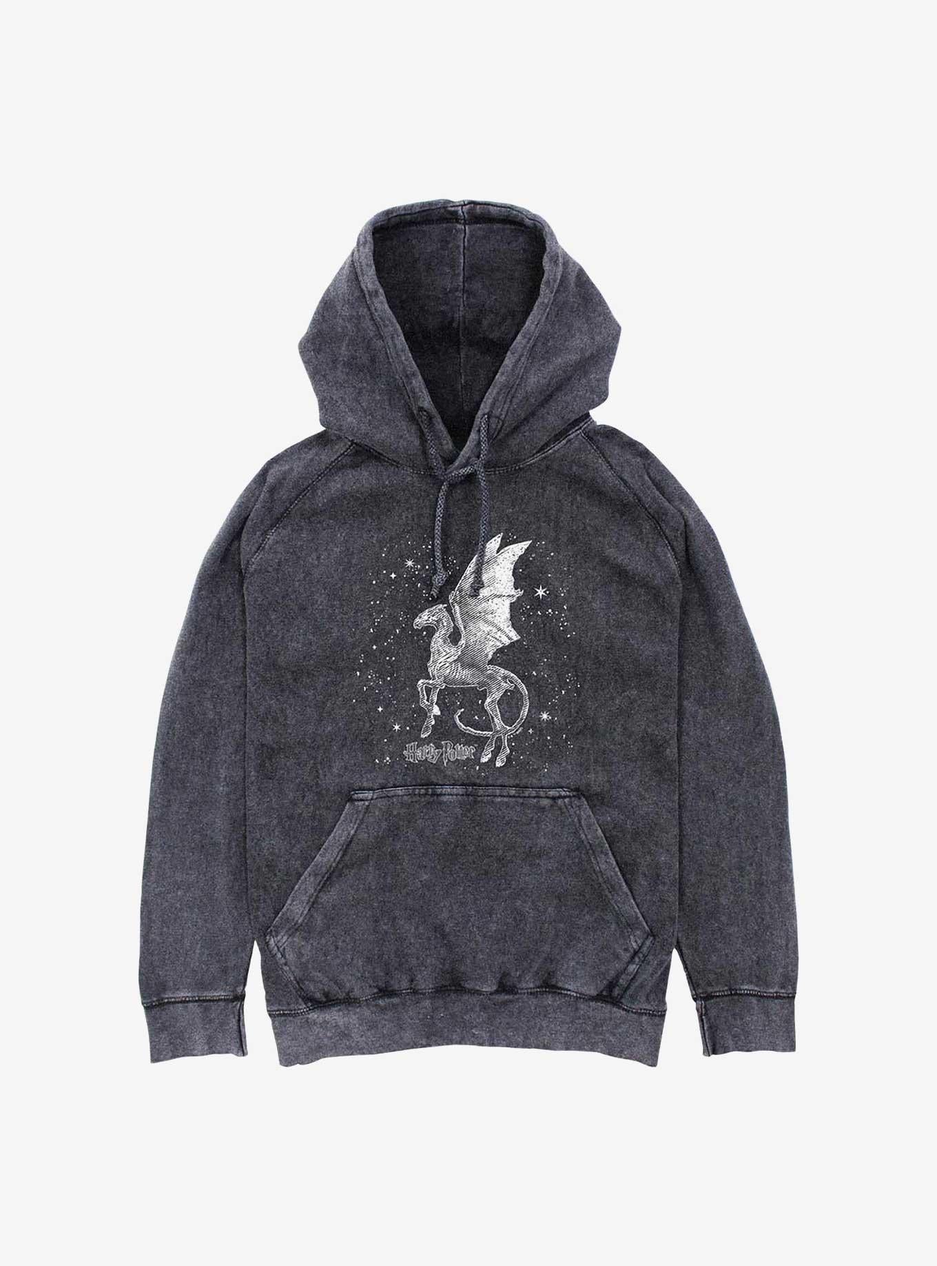 Harry Potter Thestral Moon Mineral Wash Hoodie