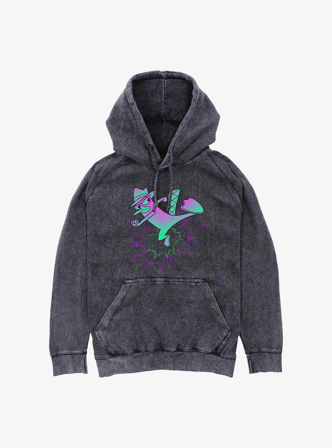 Phineas And Ferb Platyblast Mineral Wash Hoodie