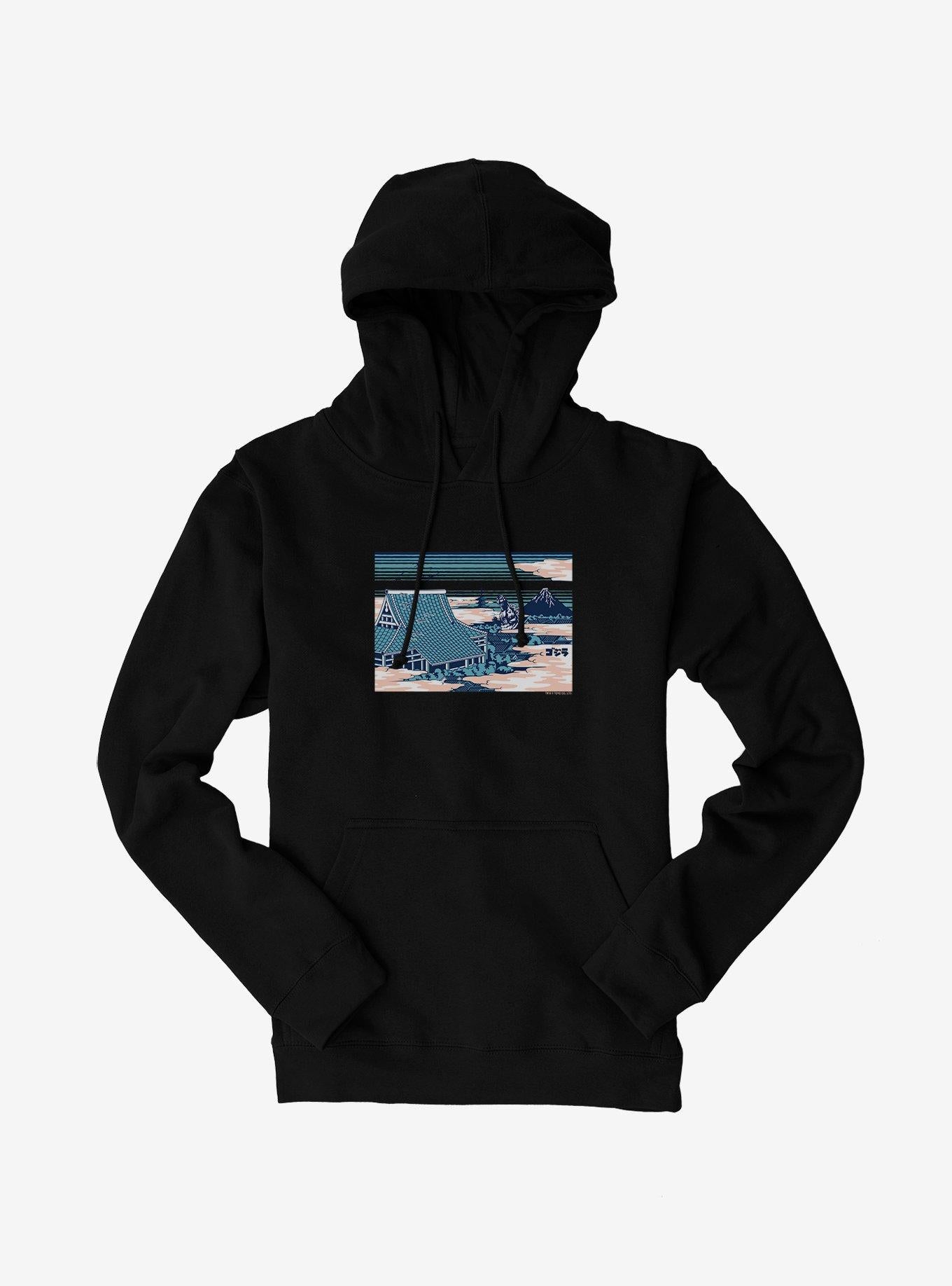 Godzilla Through The Clouds Hoodie