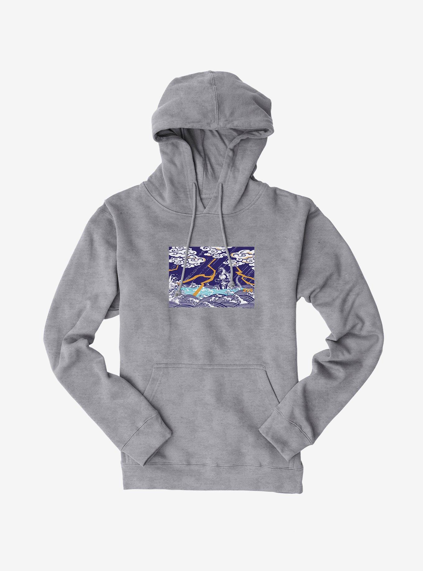 Godzilla Thunder And Lightning Hoodie
