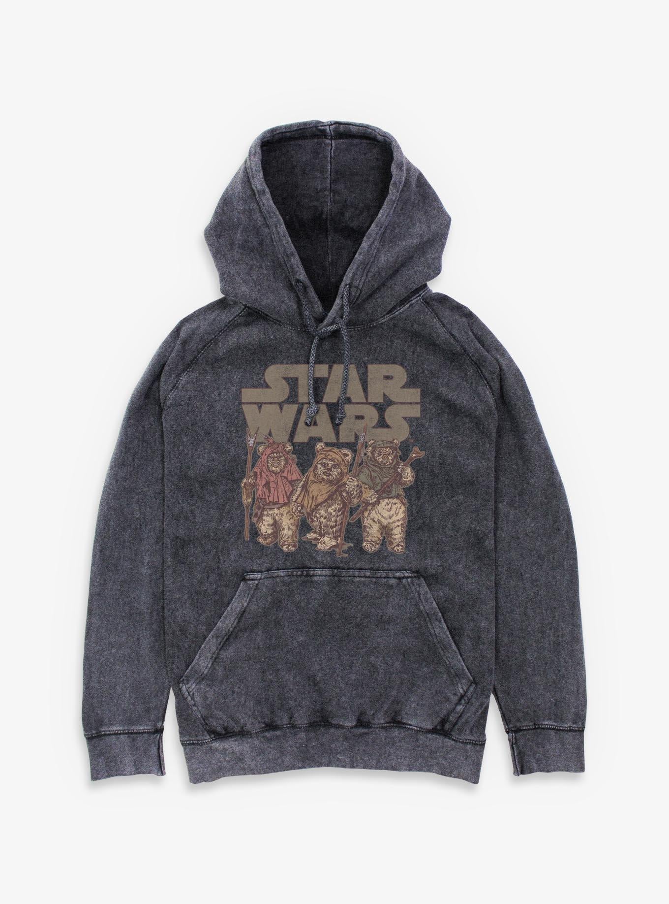 Star Wars Ewok Group Mineral Wash Hoodie