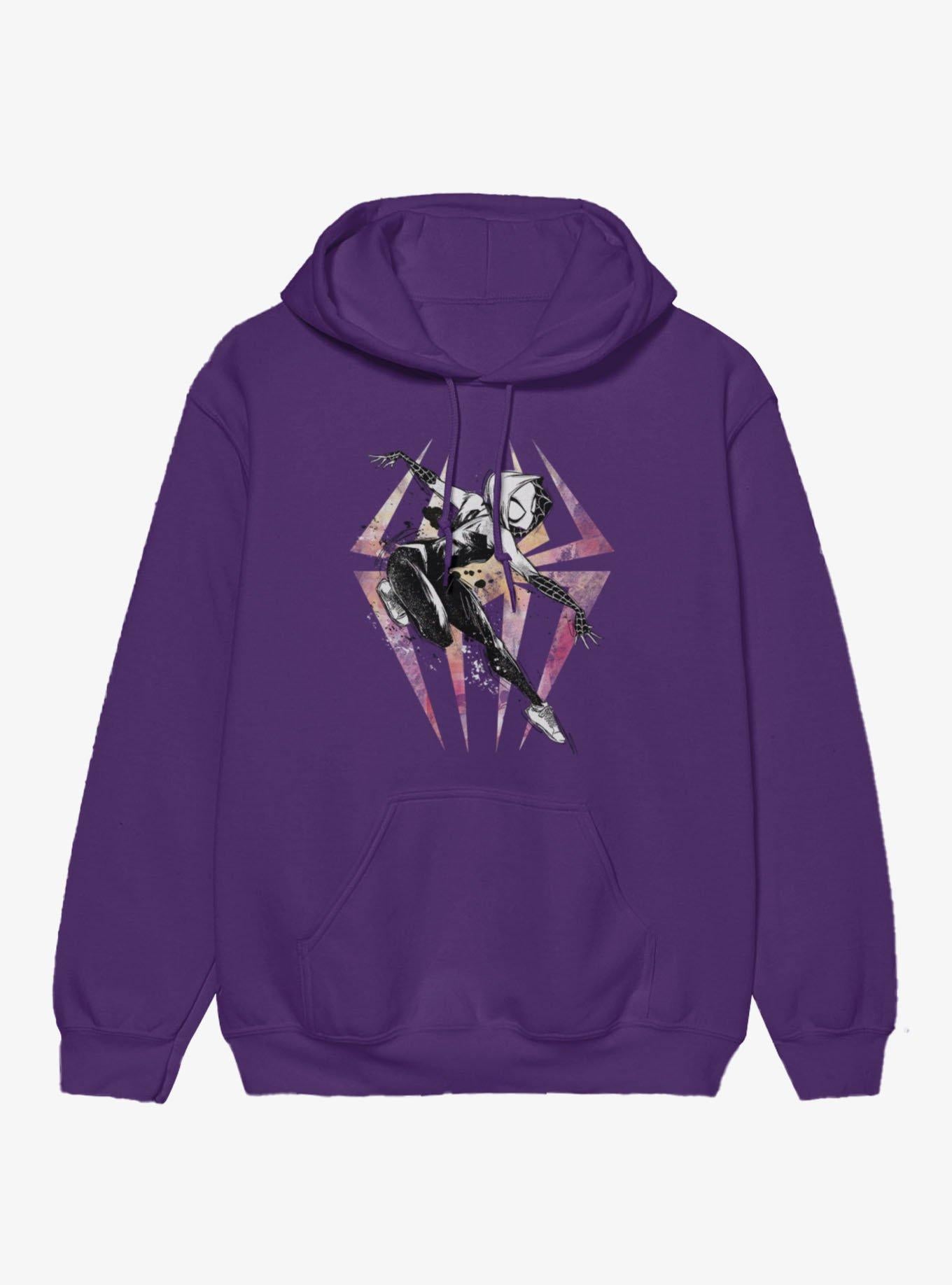 Marvel Spider-Gwen Pastel Logo Hoodie Hot Topic Exclusive