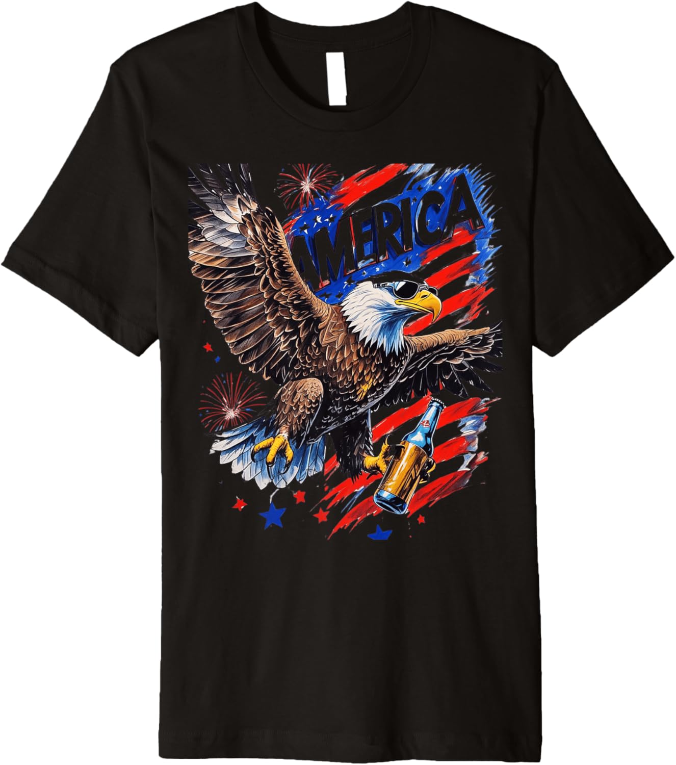 4th of July American Bald Eagle Premium