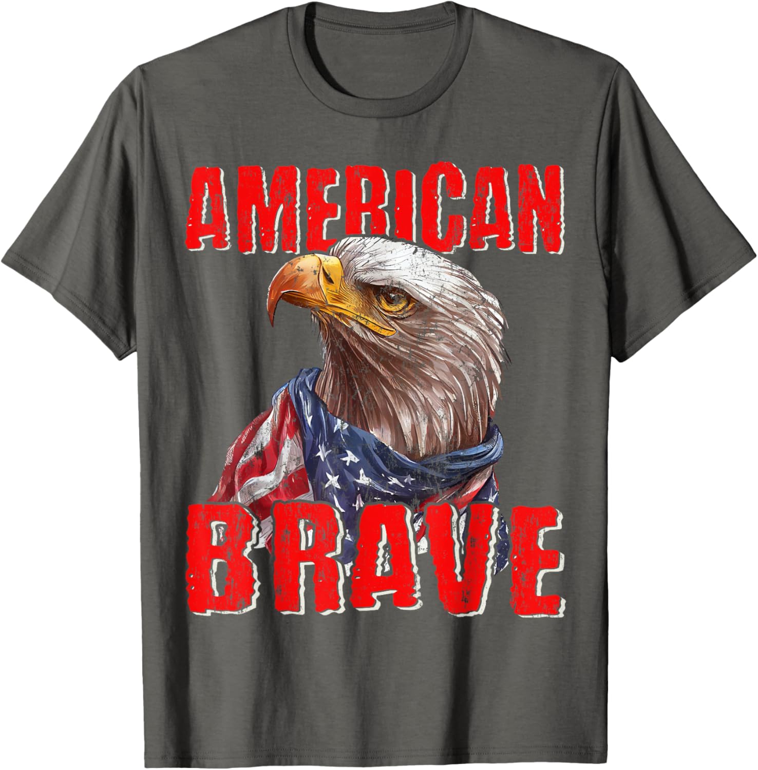 4th of July American Bald Eagle USA Flag Country Vintage T-Shirt for Women Men