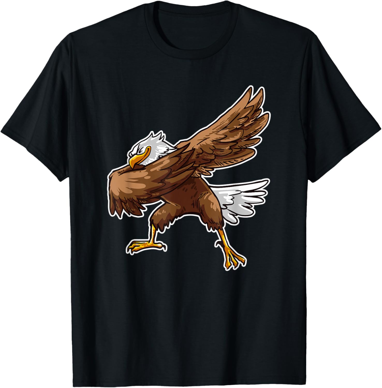4th of July Proud Dabbing American Eagle USA T-Shirt