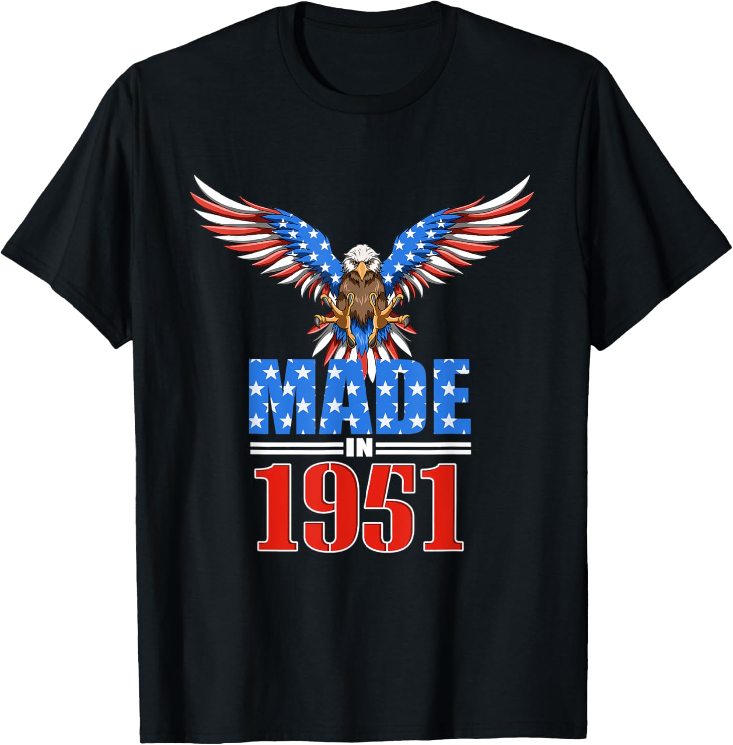 69th Birthday 1951 - USA Flag Eagle Patriotic Gift