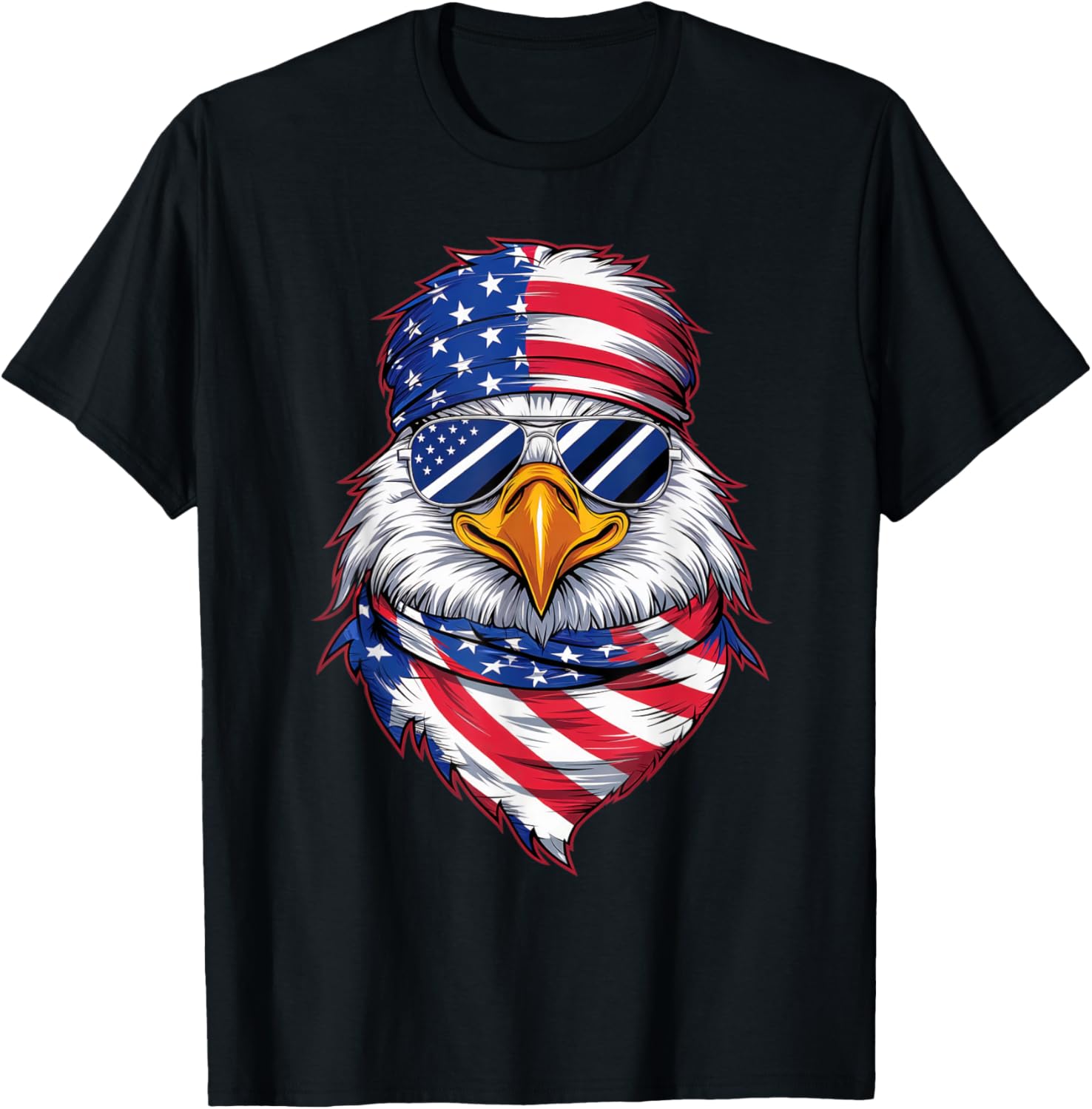 4th of July Patriotic Eagle USA Pride American Flag