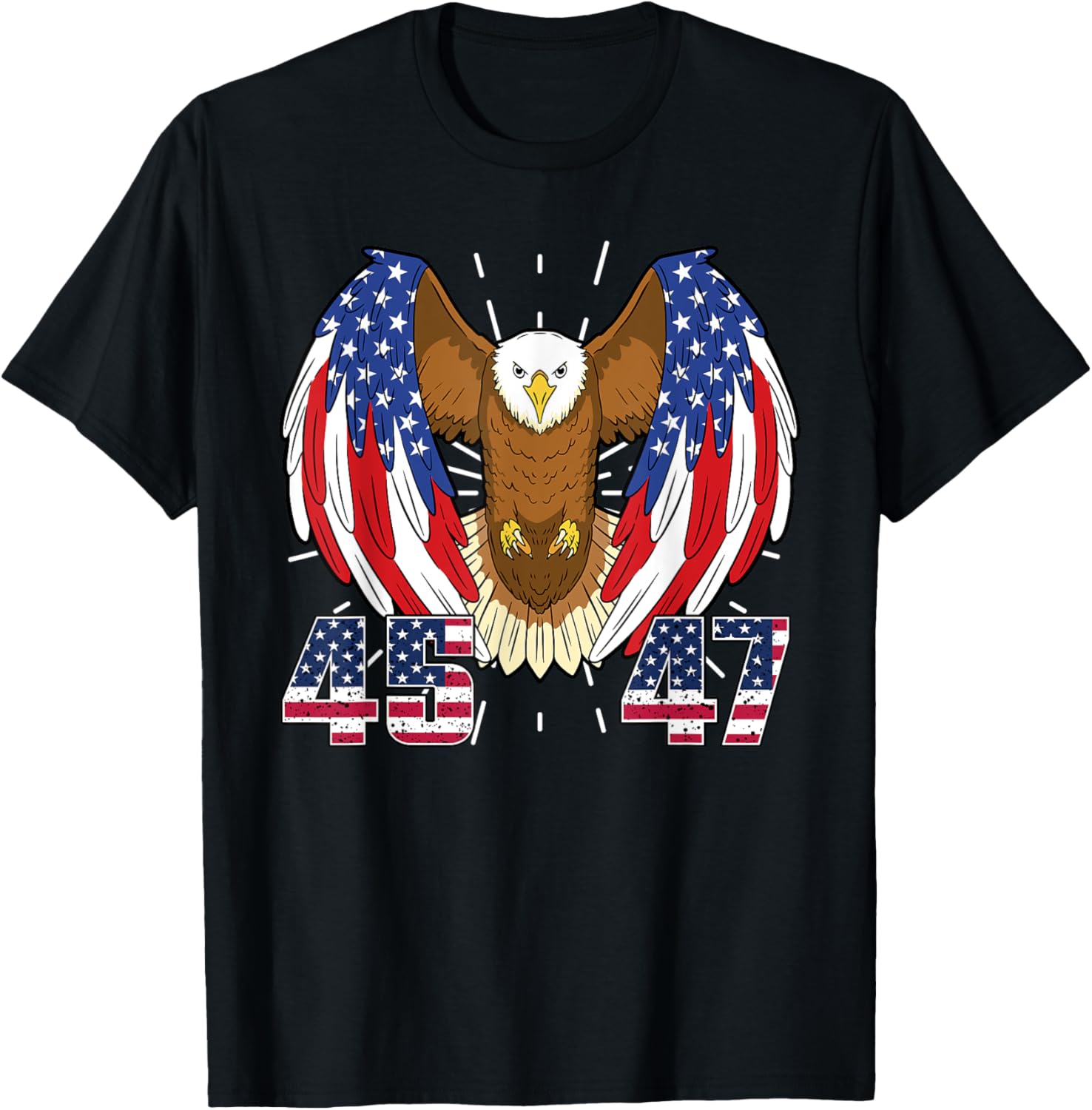 45 47 Patriotic American Eagles USA