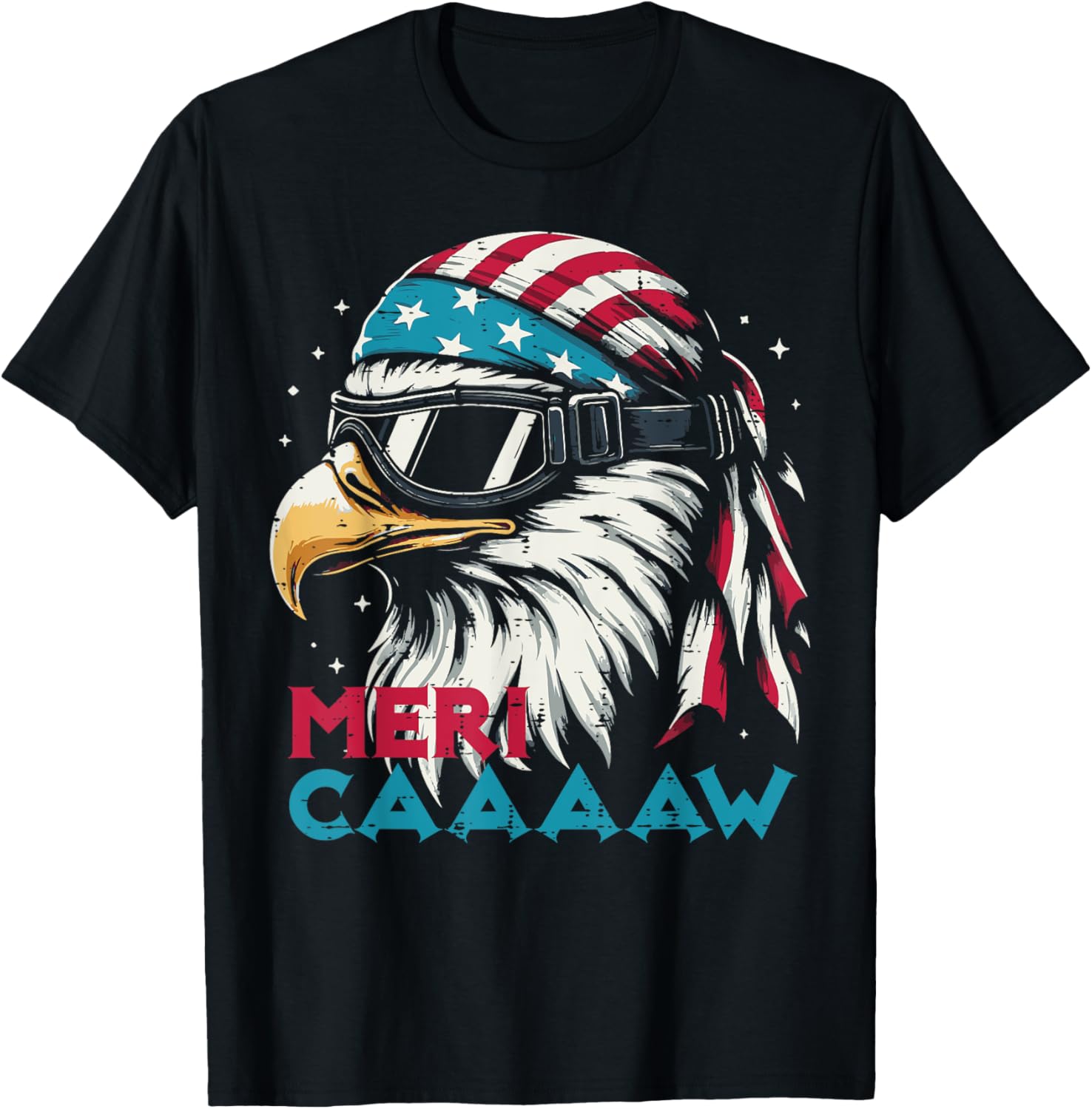 4th Of July Eagle Meri Caw Funny American Men Women Kids