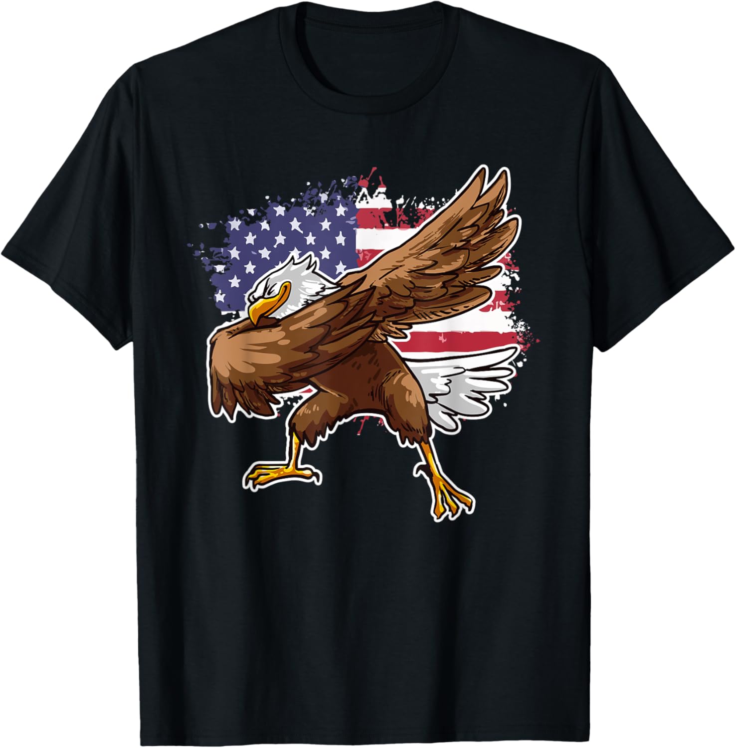 4th of July Proud Dabbing American Eagle USA Women Kids Men
