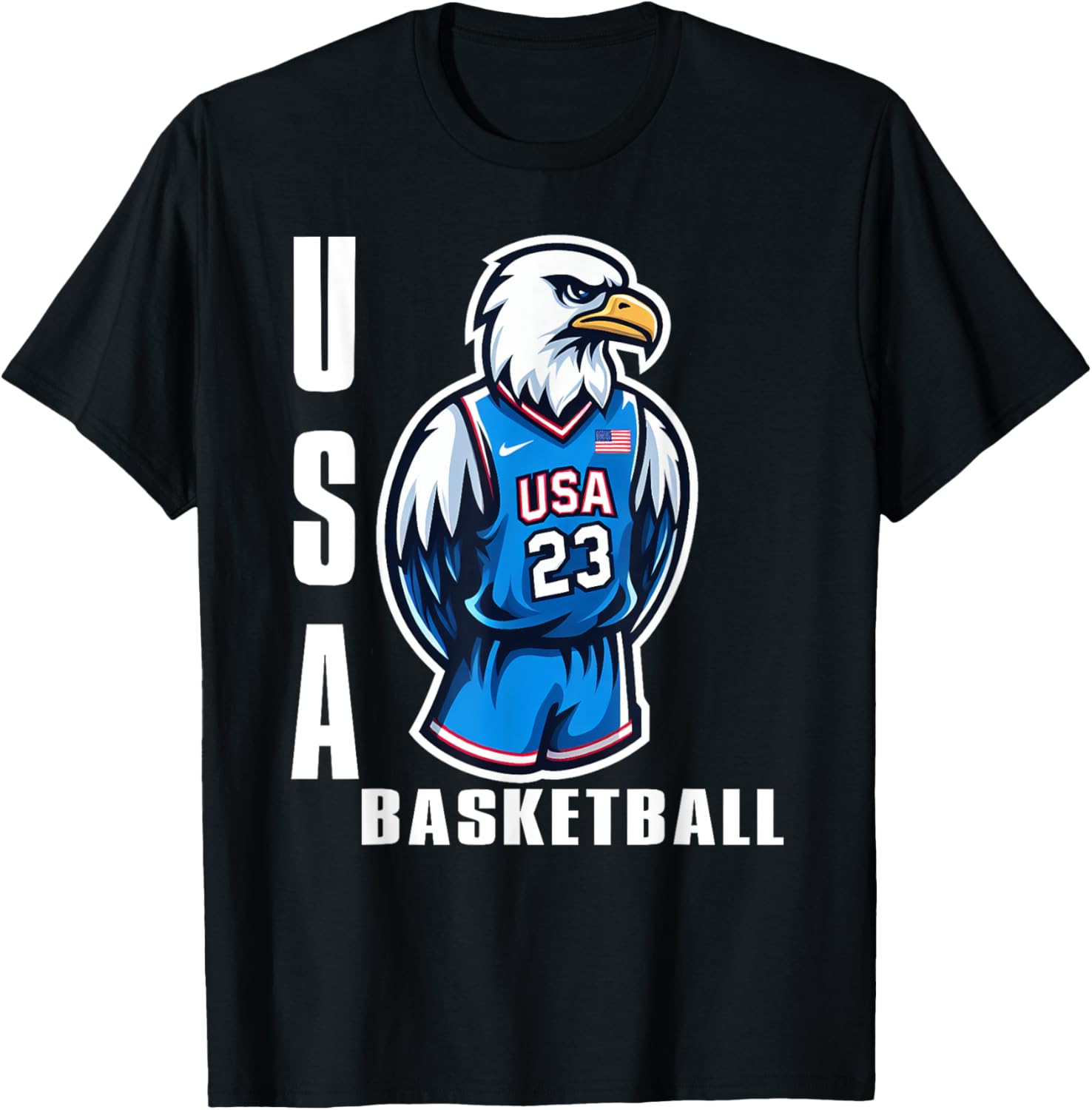 4th of July Bald Eagle USA American Basketball Lover