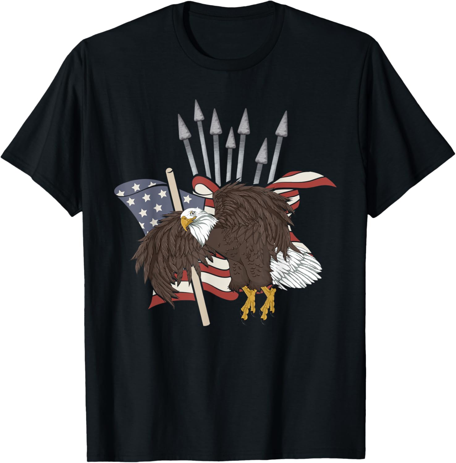 4th Of July US Flag Pride Patriotic American Bald Eagle