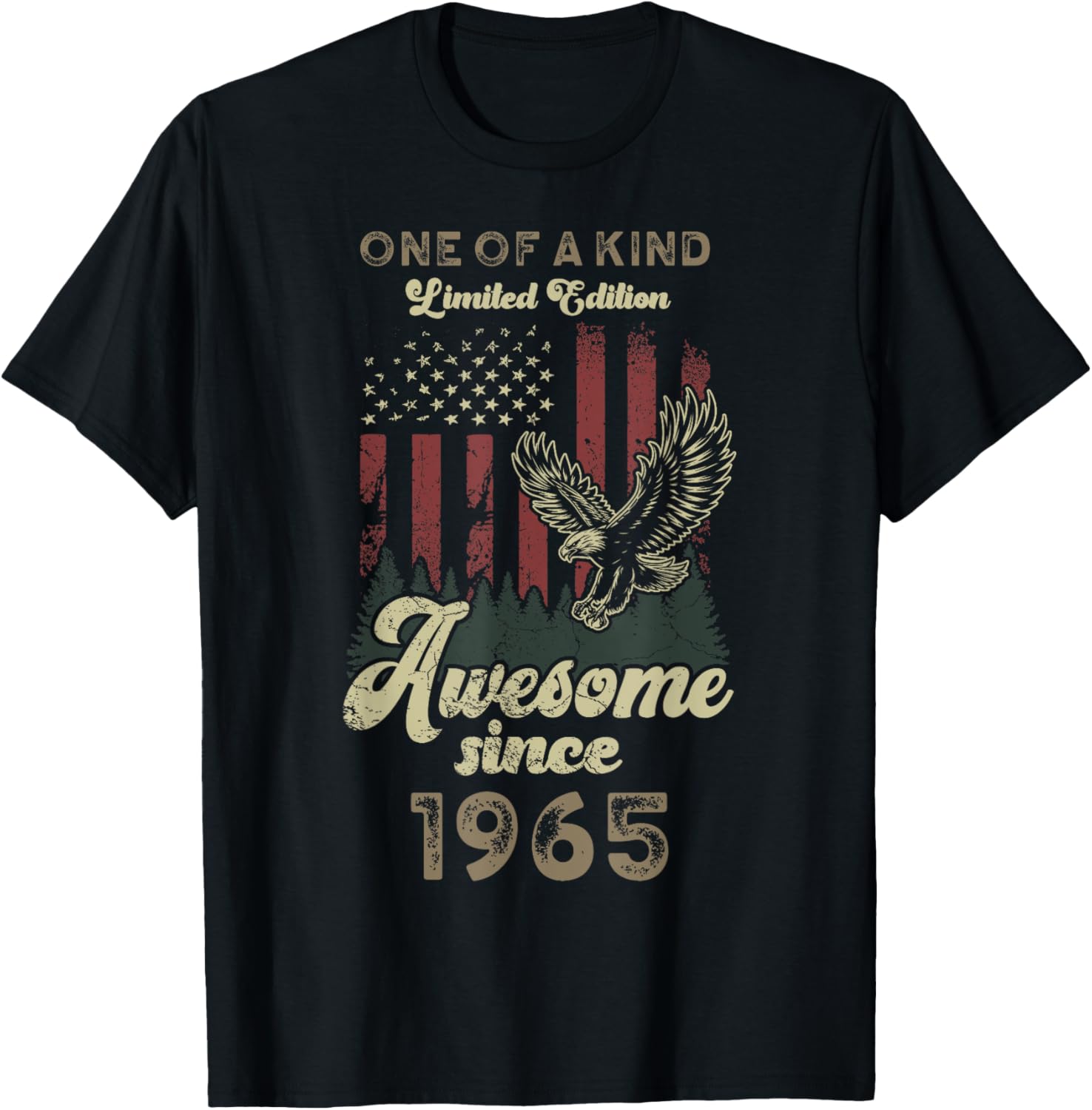 1965 American Flag Eagle 60th Birthday Patriotic Women Men