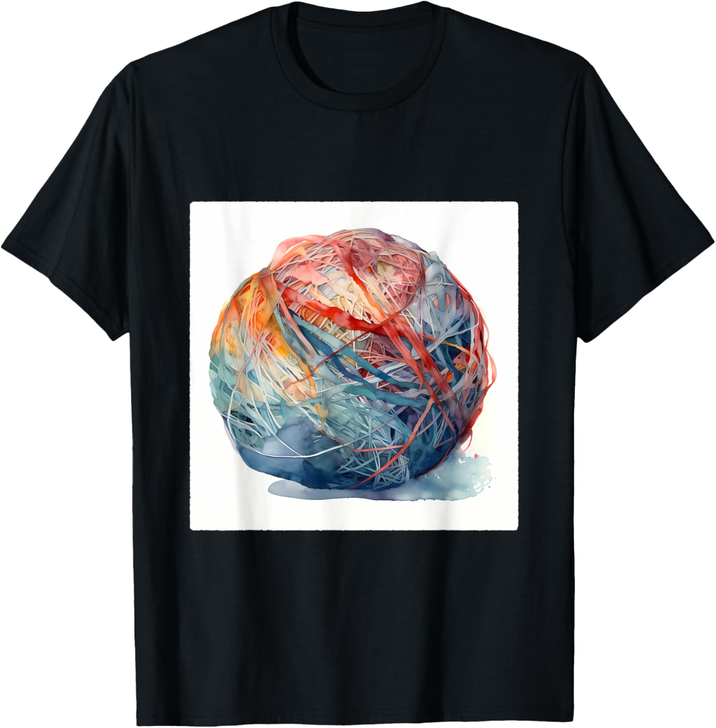 A Ball Of Yarn Unraveling. String, Unwinding