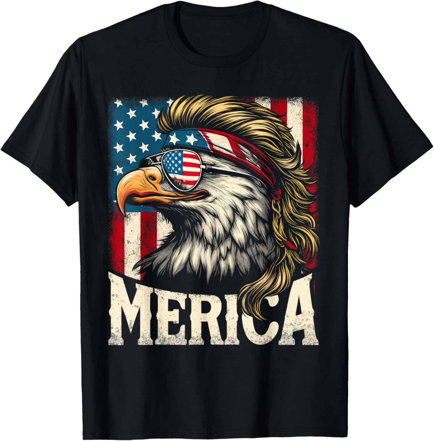 4th of July Patriotic Funny Eagle July 4th USA Merica Women Kids Men