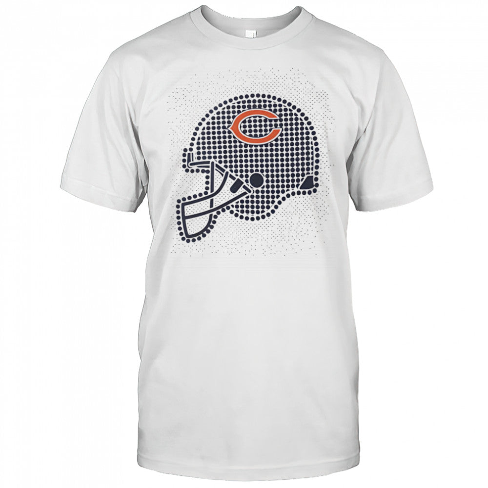 Chicago Bears polka dots helmet shirt
