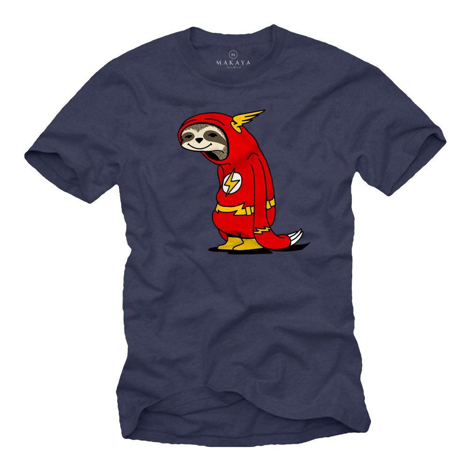 'Flash Sloth' Funny Nerd Gift Tee - Cool Animal Graphic Novelty Shirt