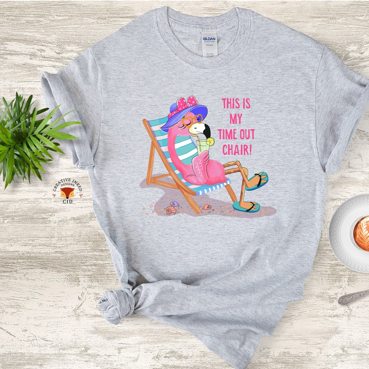 'Summer Never Ends' Flamingo Vacation Tee - Funny Travel Graphic Novelty Gift Shirt