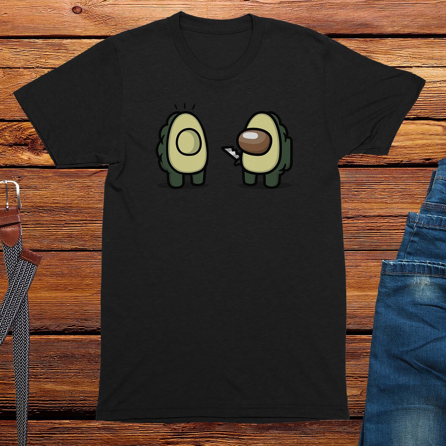 'Avocado Imposter' Funny Food Meme Tee - Mens Graphic Novelty Gift Shirt