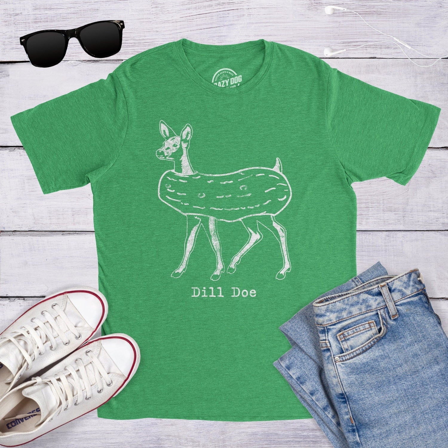 'Dill Pickle' Dill Doe Tee - Funny Inappropriate Rude Graphic Novelty Shirt