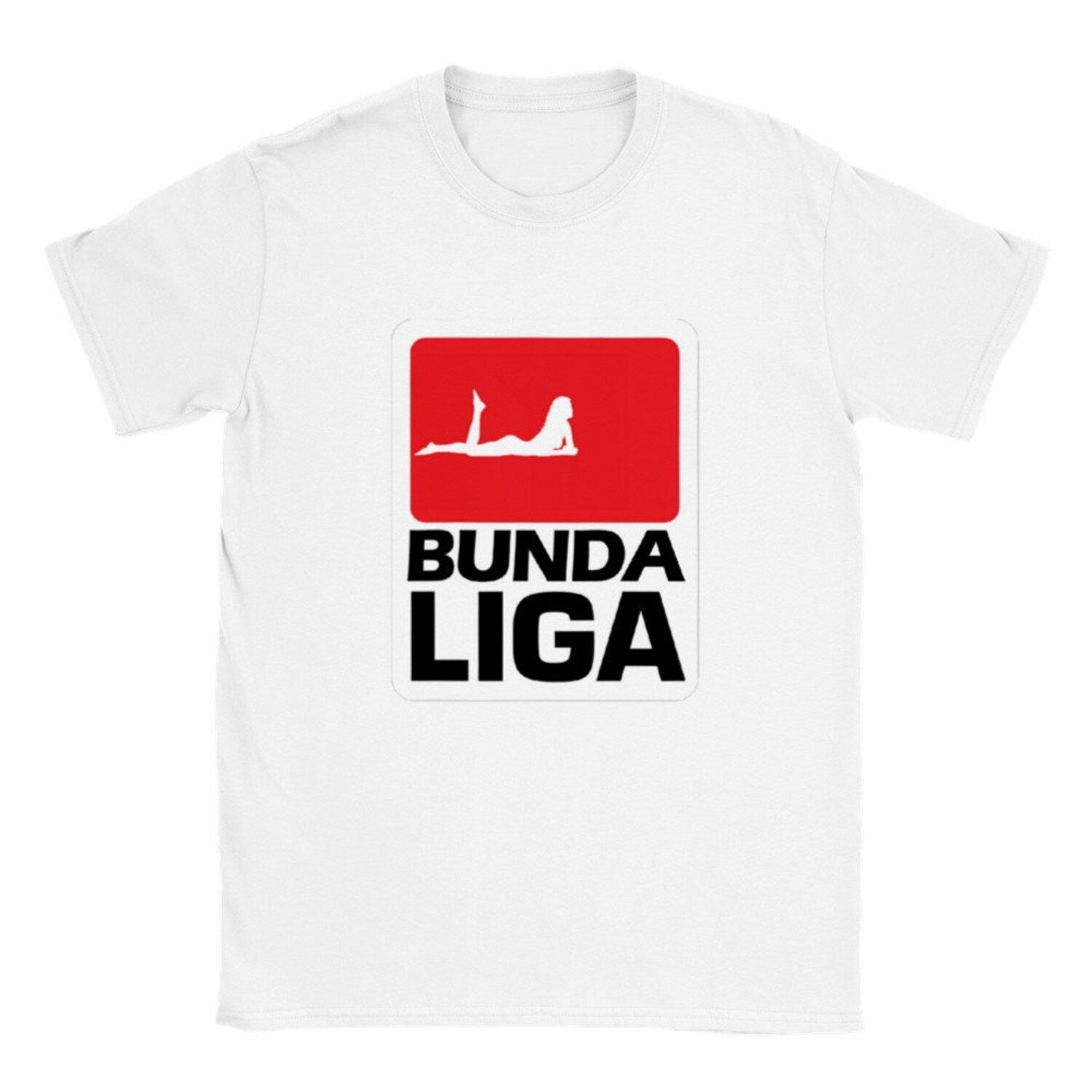 'Bunda League' Soccer Pun Tee - Funny Gift Graphic Novelty Shirt