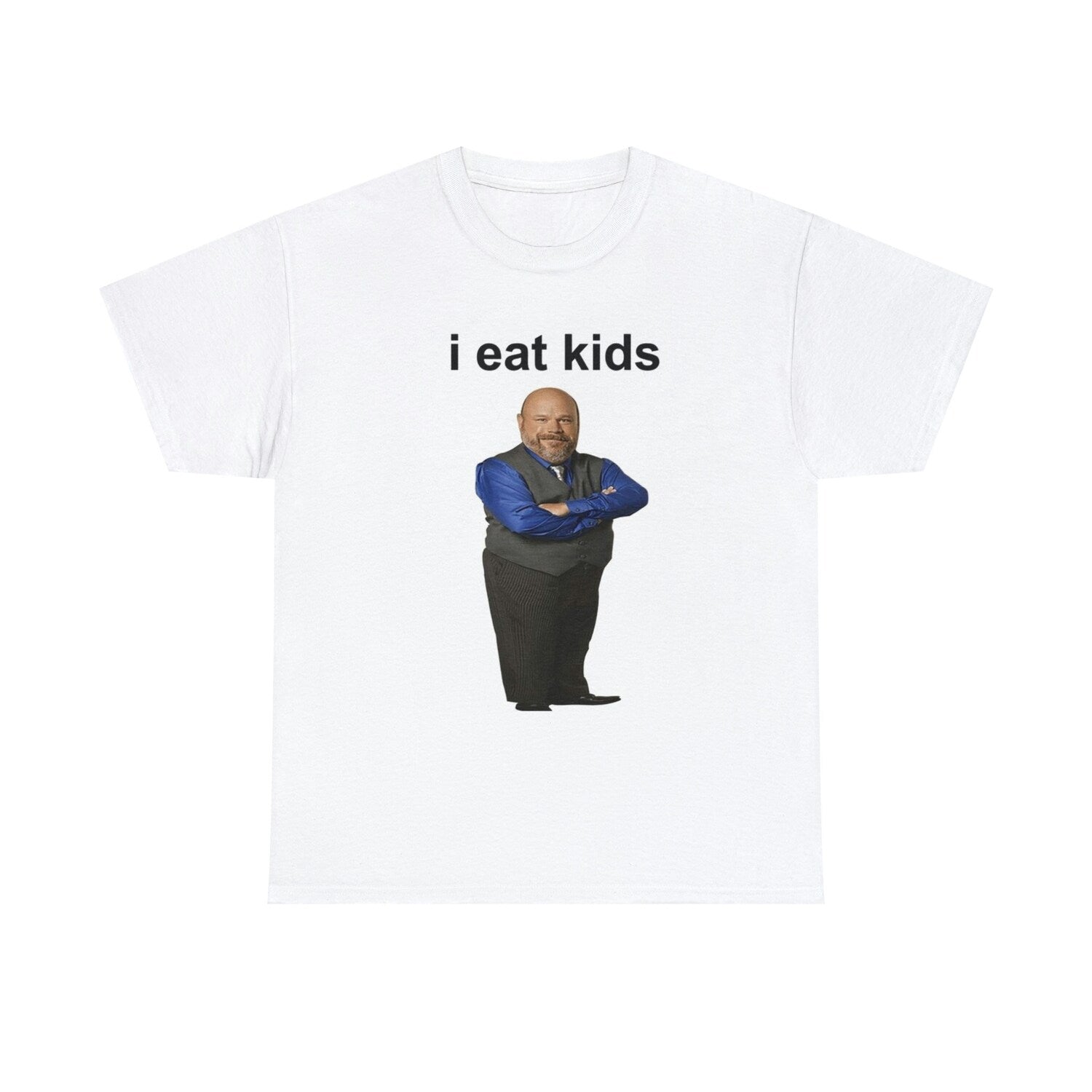 'I Eat Kids' Meme Tee - Funny Controversial Graphic Novelty Shirt