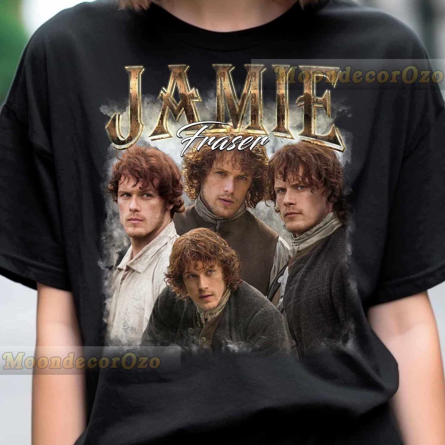 Jamie Fraser T-Shirt: Retro Rock Style Bootleg Tee
