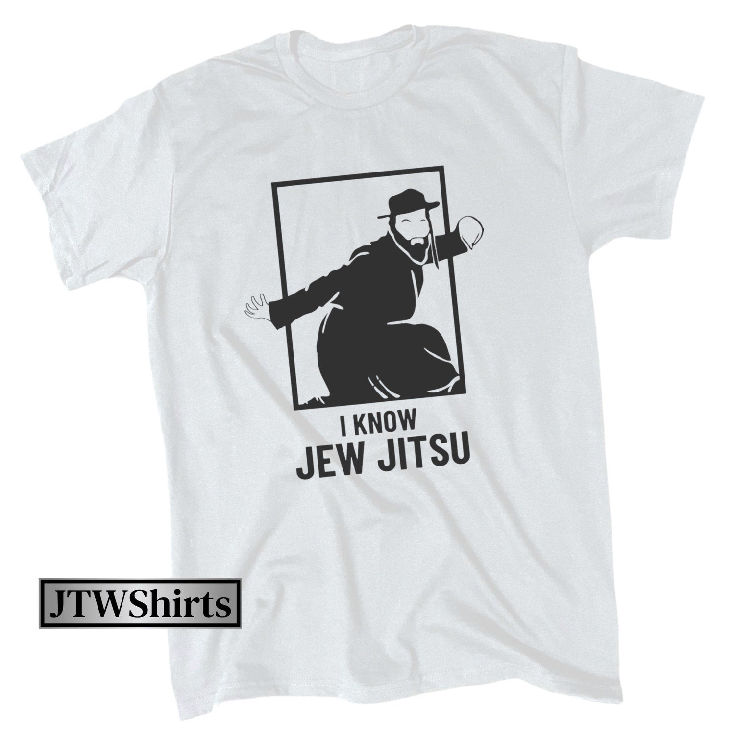 'Jew Jitsu' Punny Martial Arts Tee - Silly Sarcastic Graphic Novelty Shirt