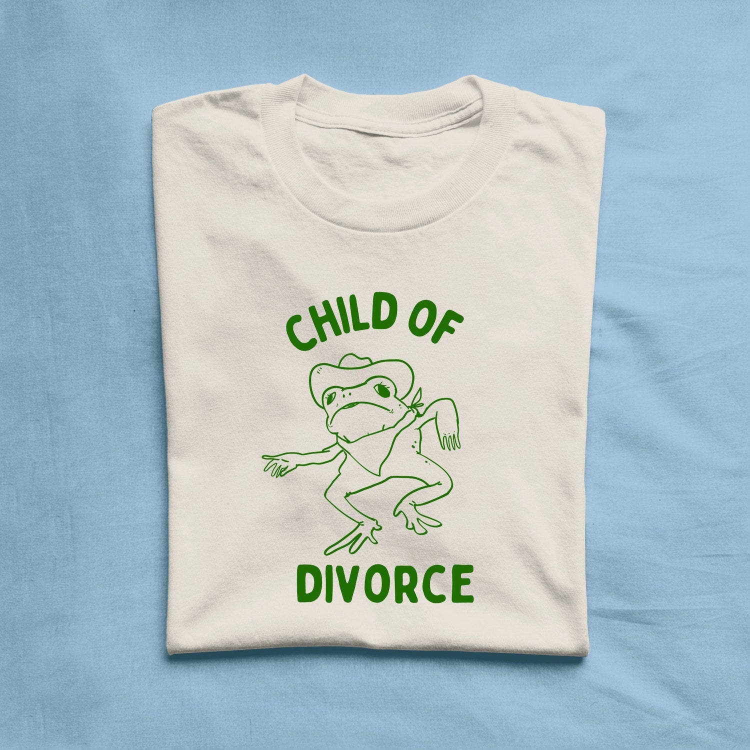 'Child of Divorce' Unisex Heavy Cotton Tee - Funny Sarcastic Graphic Novelty Shirt