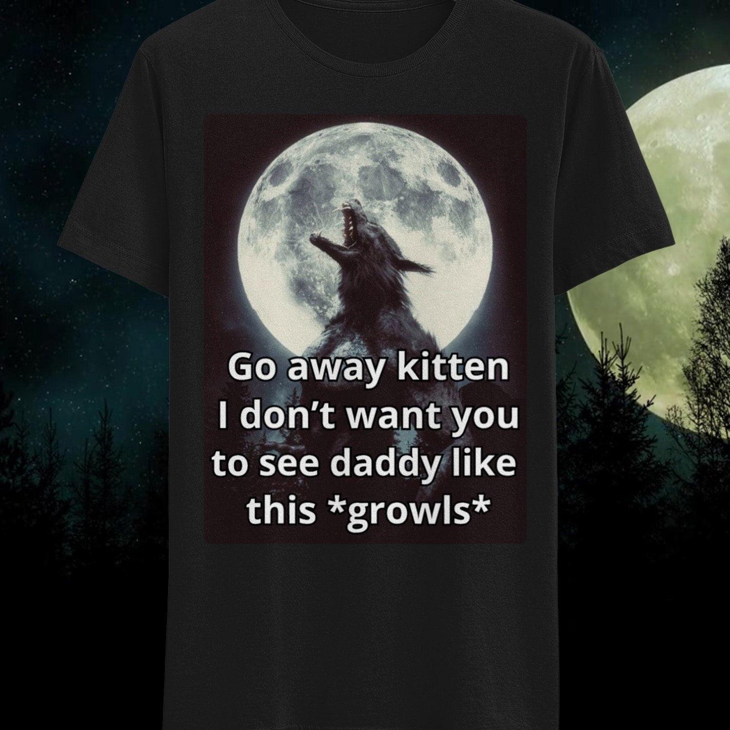 'Ironic Alpha Werewolf' Sigma Male Tee - Sarcastic Graphic Novelty Shirt